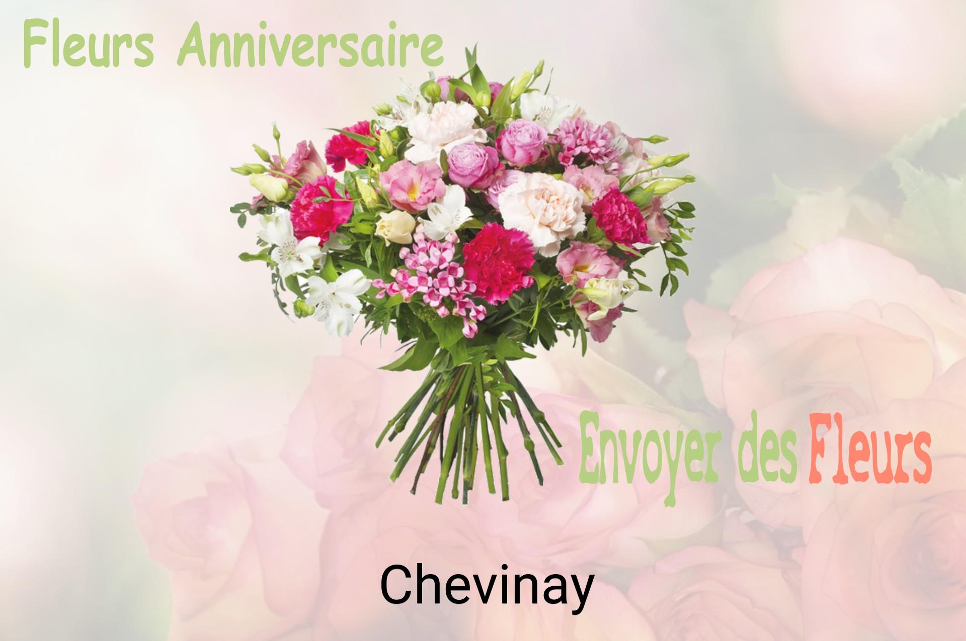 Bouquet de fleurs d’anniversaire livré à Chevinay